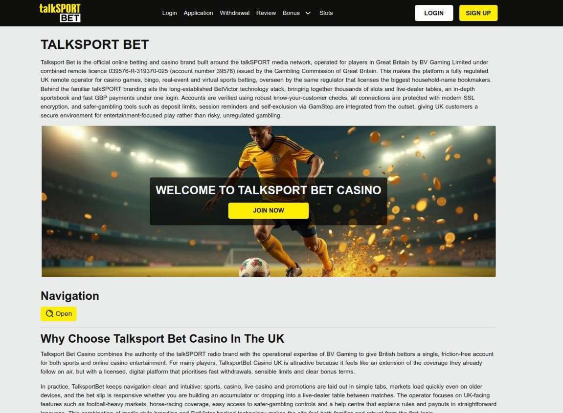 How To Log In To Talksport Bet Casino In The UK 1 How To Log In To Talksport Bet Casino In The United Kingdom And Fix Common Errors