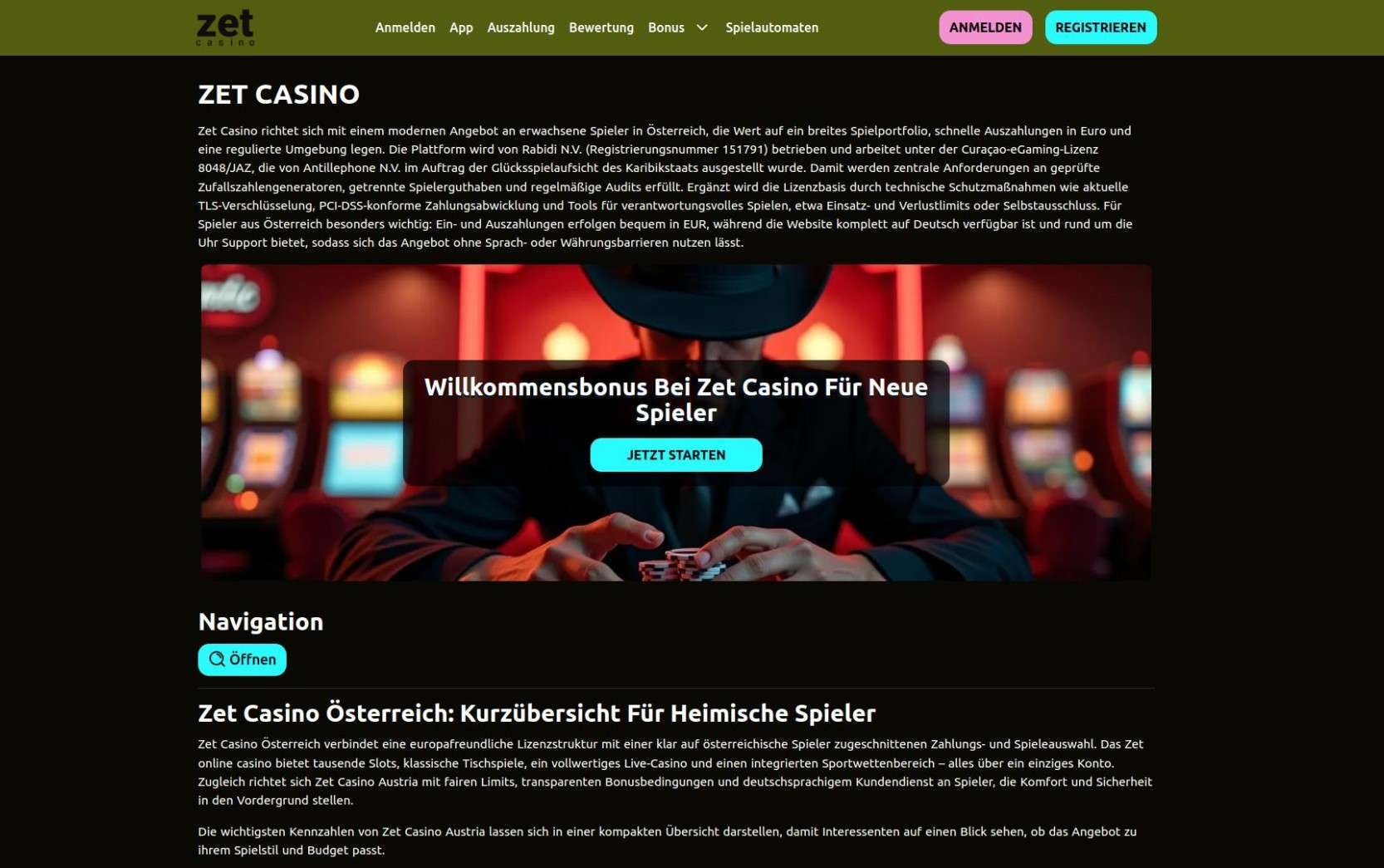 Zet Casino Registration Steps For Players In Austria 1 Zet Casino Registration Steps For Players In Austria