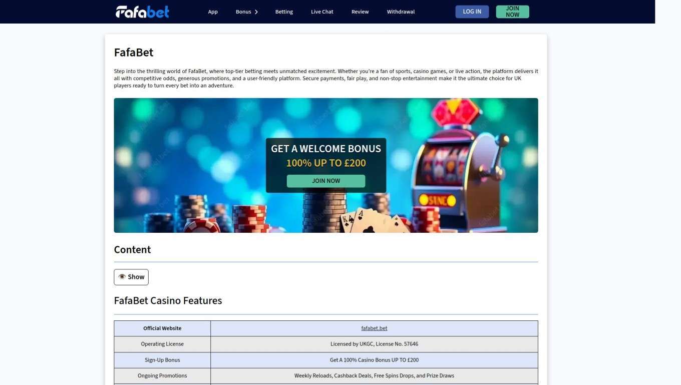 FafaBet Registration In The United Kingdom: Steps, Verification, And Common Issues