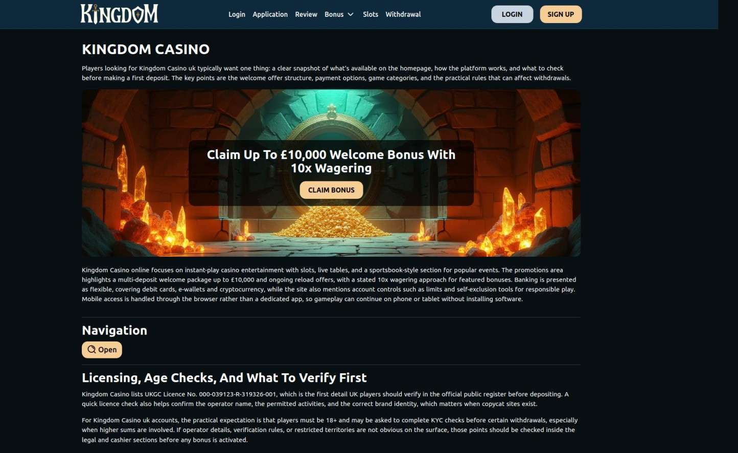Kingdom Casino Registration In The UK: Step-By-Step Account Setup 1 Kingdom Casino Registration In United Kingdom: Step-By-Step Account Setup