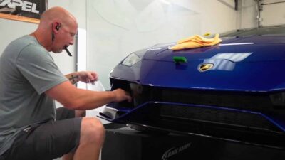 Lamborghini Huracan Evo Spider PPF and Tint pt1 x Sun Stoppers