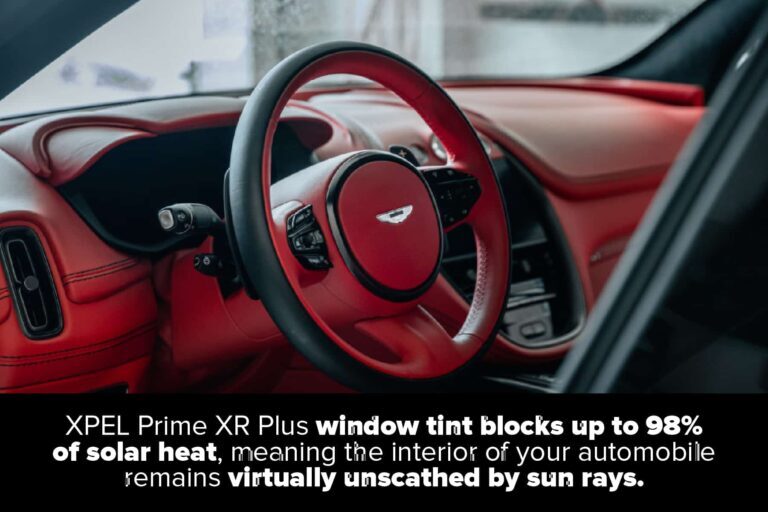 window tint blocks solar heat