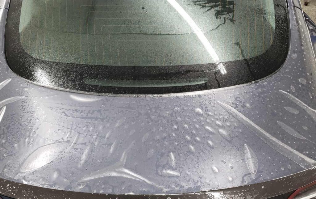 paint protection film on a Tesla