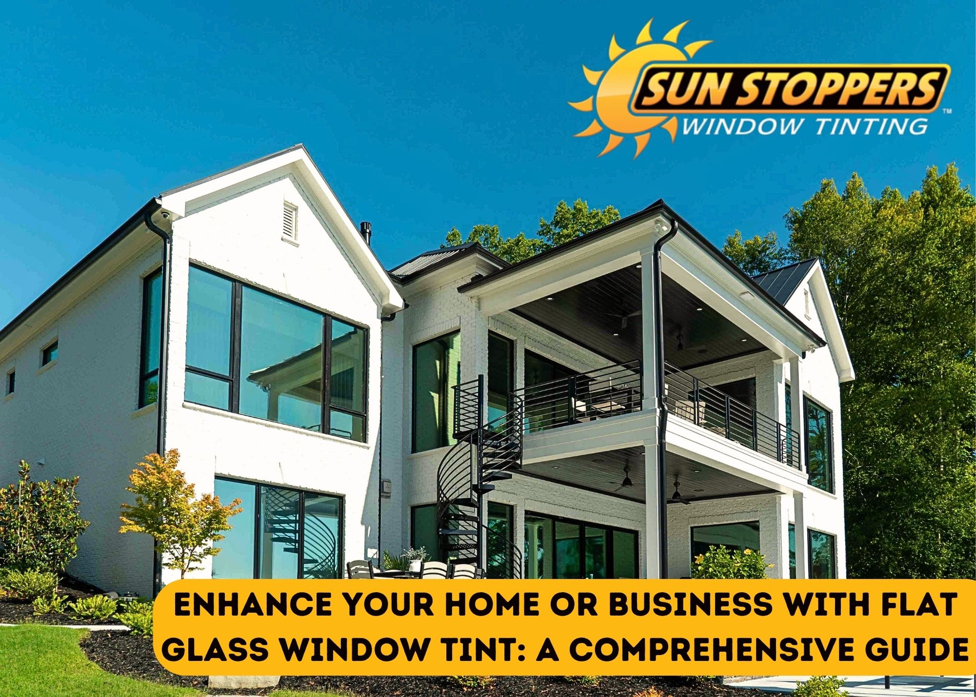 Flat Glass Window Tint 1