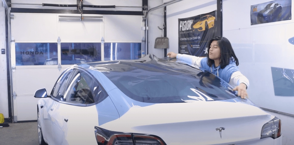 model 3 tesla window tinting