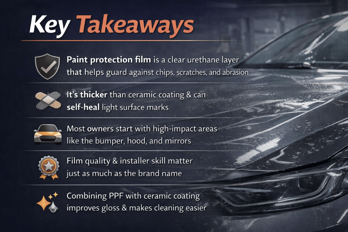 Paint Protection Film key takeaways