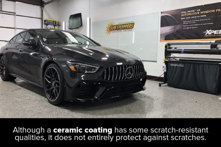 Ceramic coating helps to protect against minor scratches