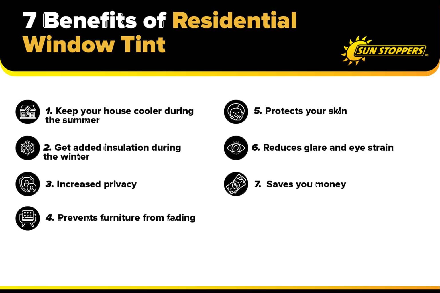 7 Reasons You Need Residential Window Tinting - SunStoppers.com