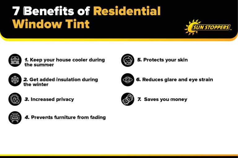 benefits of residential window tint