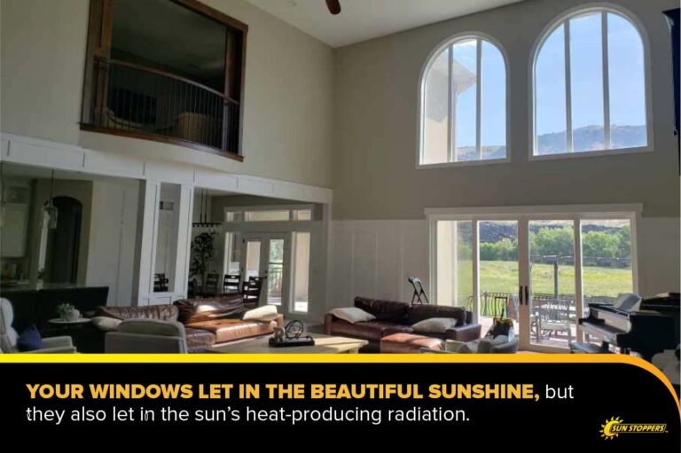 windows without tint allow heat producing radiation in your home