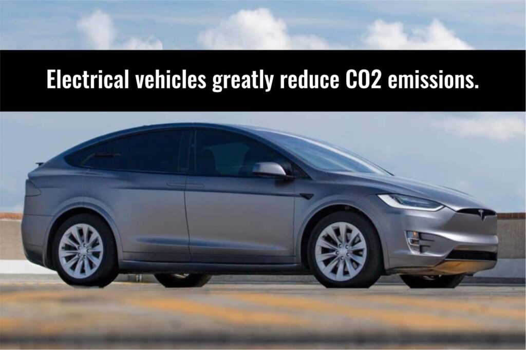 EVs reduce CO2 emissions