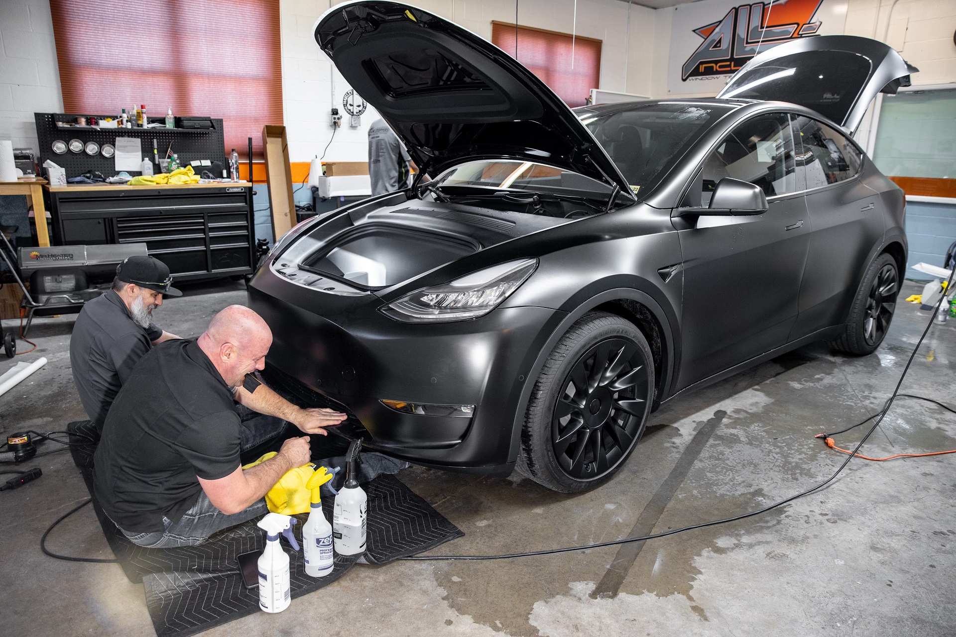 putting paint protection on a Tesla